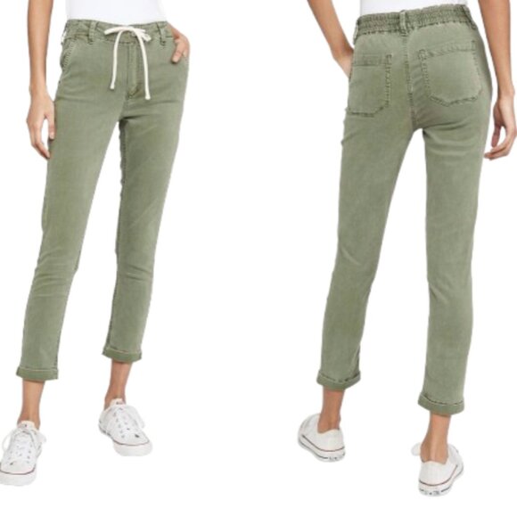 PAIGE Pants - PAIGE Olive Green Women's Christy Pants - 28